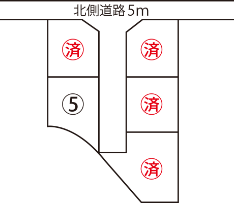 グリーンハイツ芳ヶ崎 区画図